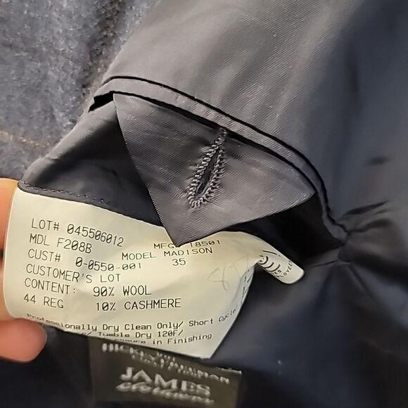 Hickey Freeman Madison Wool/Cashmere Blazer/Jacket - Picture 11 of 11